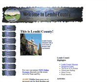 Tablet Screenshot of lemhicountyidaho.org